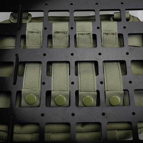 4X Molle Straps With Snap Attachment 6" Thumb Snap Webbing For Outdoor Gear - Picture 3 of 15