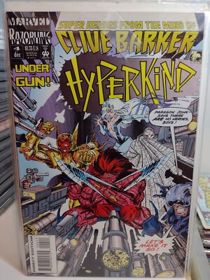 Clive Barker HYPERKIND #4 (1993, Marvel) New Warehouse Inventory in VG/VF Cond.