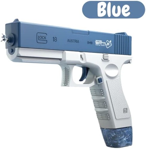 Electric Rechargeable Automatic Water Gun Kids Beach Outdoor Activity (Blue) AU - Picture 3 of 4