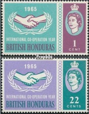 Timbres belize 1965 Mi 186-187 (complète edition) neuf avec gomme originale 1965