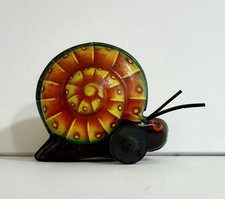 Vintage Lehmann Tin Friction Snail Noli 915 Working Condition