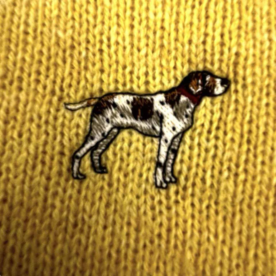 Suéter de Lana Polo Ralph Lauren De Colección 2XL Bordado Puntero de Caza Perro RARO Foto 4 de 4