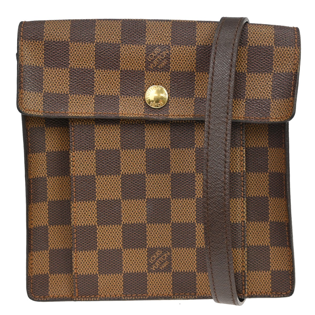 Deal08 LOUIS VUITTON BROWN DAMIER PIMLICO SHOULDER BAG N45272 MI0968 122518