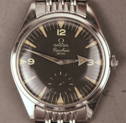 1959 Omega Ranchero Black Dial Ref 2990