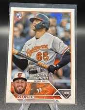 2023 Topps Update Joey Ortiz Golden Mirror Image Variation SSP Orioles Brewers 