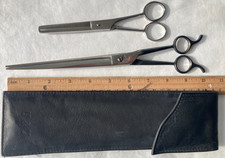 Vtg Professional Vogel Stainless Scissors Barber Thinning Shears Hair Cutting