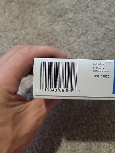 2024 Epson 157 Matte Black UltraChrome K3 Ink Cartridge (T157820) Genuine - Picture 4 of 4