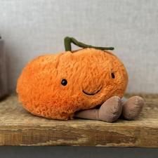 Jellycat Clementine - Beanie Fruit Orange (Larger Size) Amuseable Clementine 9"