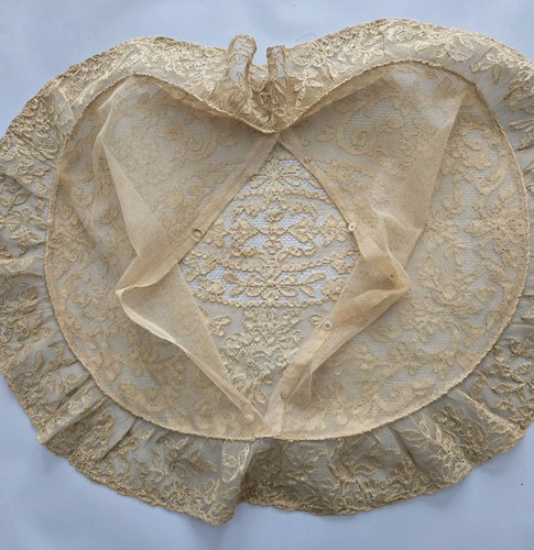 Antique c.1880's Hand Made  ALENCON  LACE  Victorian Boudoir Pillow Cover