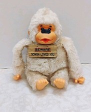 Gonga Plush Thumb Sucking Gorilla Russ Berrie 1970s Vintage Plush Collector
