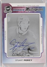 2014 The Cup Masterpieces Printing Plate Black Framed 1/1 Stuart Percy Auto 7ez