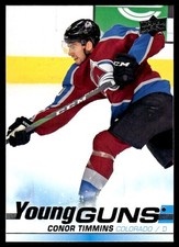 2019-20 Upper Deck Young Guns Conor Timmins Rookie Colorado Avalanche #203