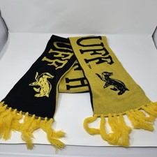 Harry Potter Hufflepuff Scarf Double Sided Universal Studios the Wizarding World
