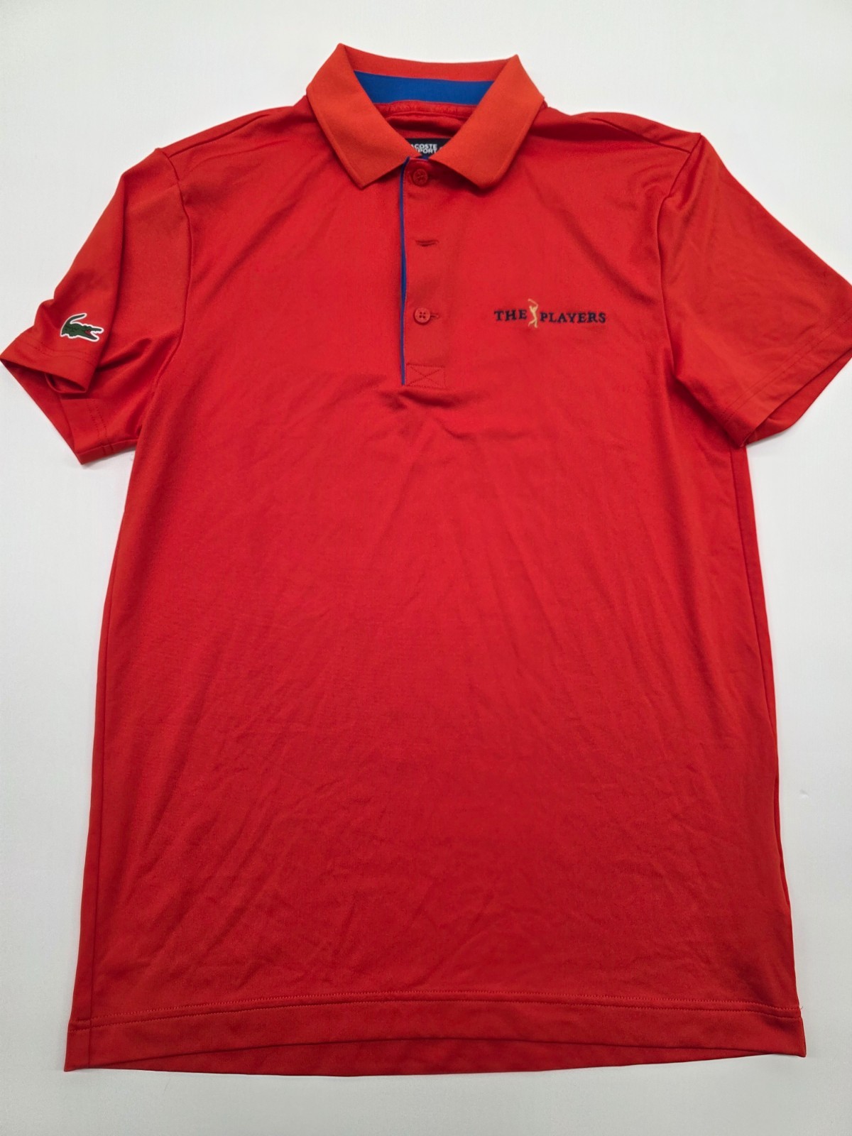 Lacoste Sport Golf Orange Polo The Players Championship Sawgrass Men Size Small thumbnail 2