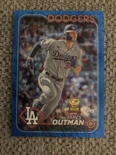 2024 Topps Series 2 - James Outman Blue Foil Parallel /999 #362