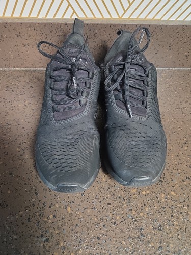 Scarpe da corsa Nike Air Max 270 da donna taglia 8,5 sportive triple nere AH6789-006 - Foto 3 di 6