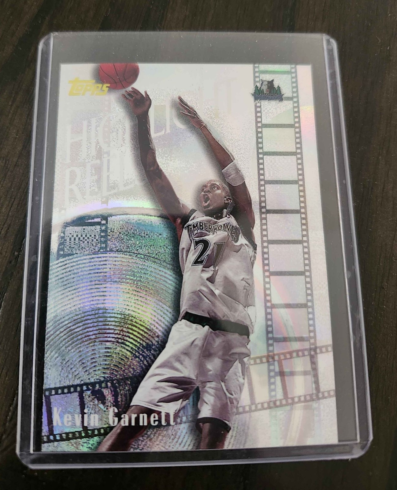 1999-00 Topps Chrome - Highlight Reels Kevin Garnett #HR3 Refractor