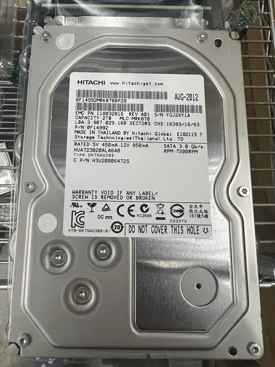 Hitachi 2TB Internal Hard Disk Drives for sale - eBay