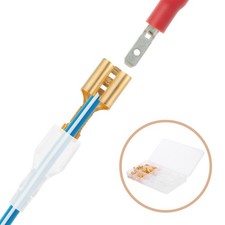 360Pcs Speaker Wire Connectors Automotive Car Audio Brass Spade Connectors