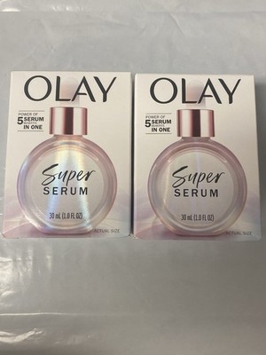 Olay Super Serum 30mL 5-in-1 Anti-Aging Face Serum NEW Lot of 2!