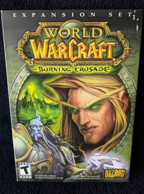 WORLD OF WARCRAFT: THE BURNING CRUSADE EXPANSION SET PC COMPUTER VIDEO GAME