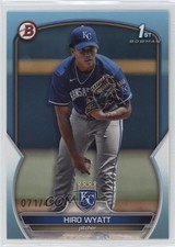 2023 Bowman Draft Sky Blue 71/499 Hiro Wyatt #BD-80 03j5