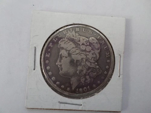 Very nice Morgan Dollar coin 1901-O VF lots of detail 26.4 g