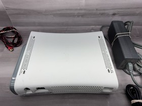 Xbox 360 60GB Console Bundle White Controller Cords Tested Working