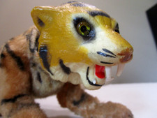 Vintage Marx Remote Control Bengali Tiger 18" Plush For Parts/Display