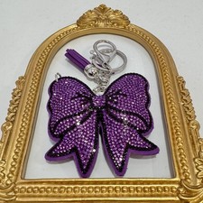 New Purple Bow Keychain Bag Charm