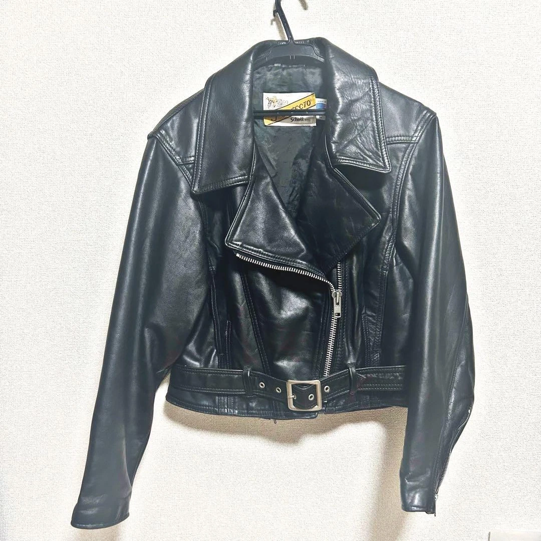 [Raro] Chaqueta de vuelo Schott marrón cuero de vaca 184SM A-2