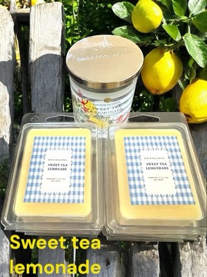 SWEET TEA LEMONADE BATH & BODY WORKS WAX MELTS 2.5 OZ WICKLESS CANDLE WARMERS