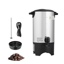 Commercial 40 Cup Coffee Urn 6L Hot Beverage Dispenser Stainless Steel