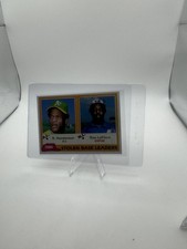 ⚾1981 Topps #4 1980 Stolen Base Leaders Rickey Henderson & Ron LeFlore