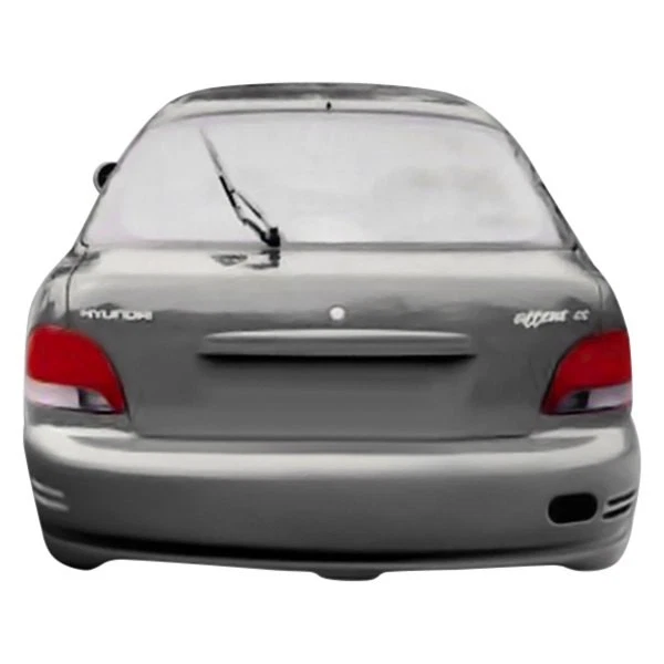 For Hyundai Accent 95-99 Evo Style Fiberglass Rear Bumper Cover Unpainted Foto 2 de 4