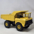 Tonka Mighty Dump Truck Yellow Great Condition 1974 Pressed Steel Vintage