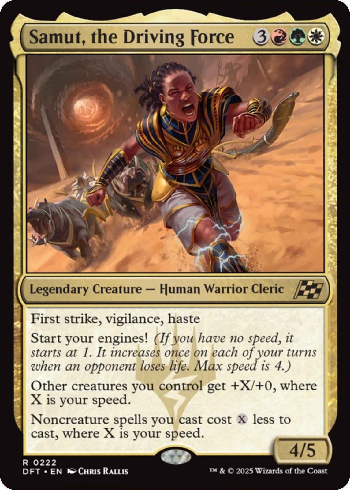 Samut, the Driving Force Foil [DFT - 222] NM MagicAetherdrift