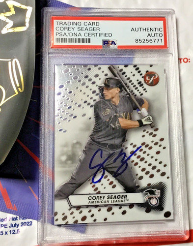 Corey Seager 2023 Topps Pristine Autograph PSA/DNA CERTIFIED SIGNATURE