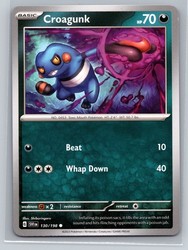 Croagunk 130/198 Scarlet & Violet Base Set Common