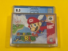 Super Mario 64 (1st Print 1996, CGC 8.5 w/ 9.2 Cart!!!) Nintendo 64 N64 not WATA
