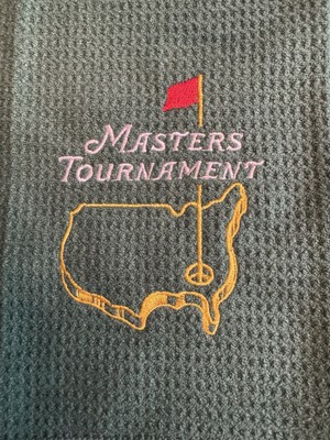 The Masters Augusta Golf Towel Premium Microfiber Waffle Brand New