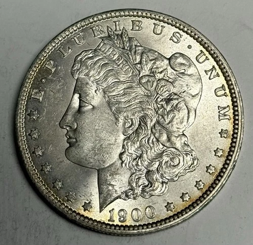 BU 1900-O Morgan Silver Dollar (All Original), U.S. $1 Coin Low MS