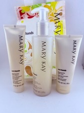 Mary Kay Satin Hands Pampering Set Fragrance Free 3 Step Kit