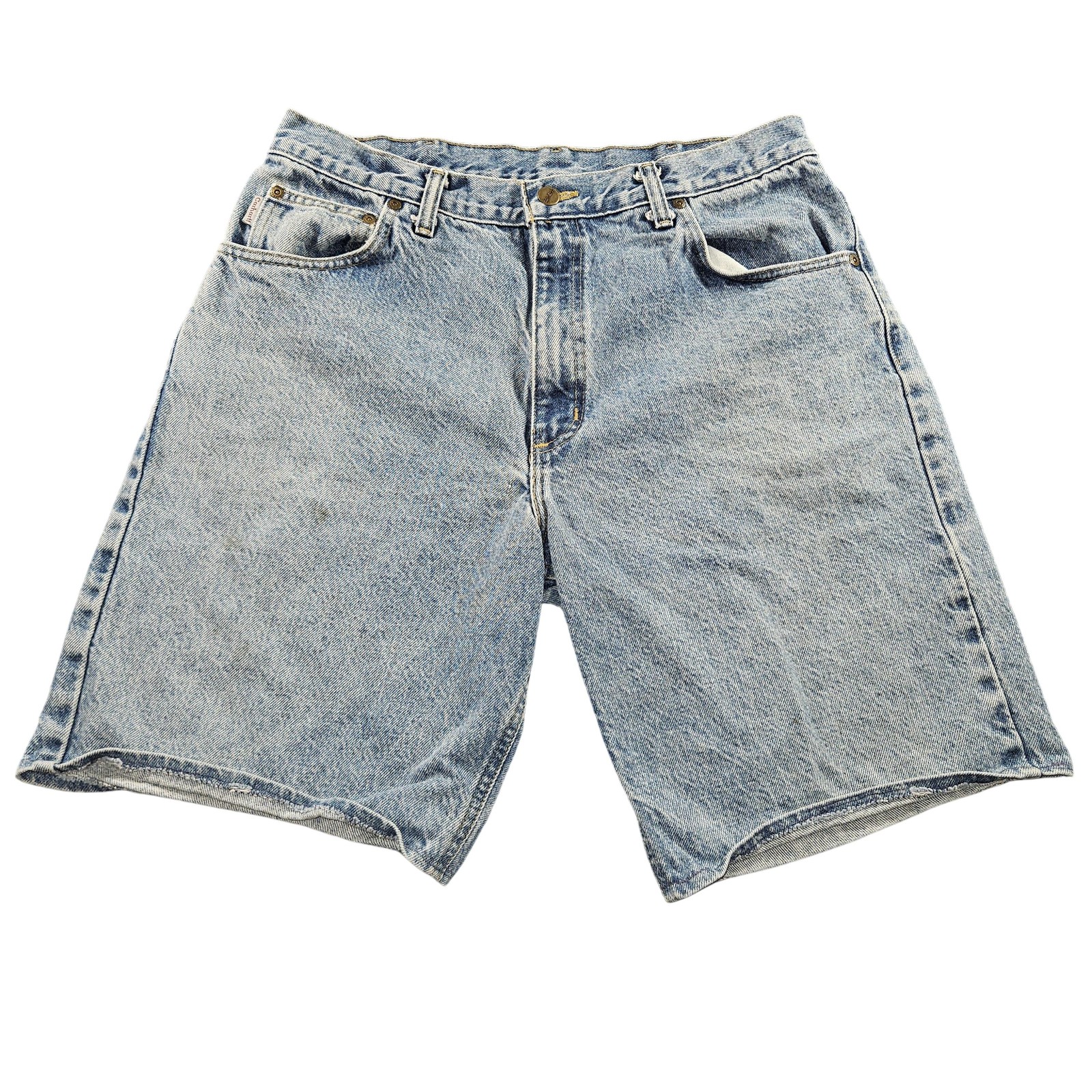 Carhartt Denim Shorts Mens 32 Carpenter Relaxed Fit Workwear Vintage