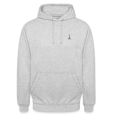 Eiffel Turm Stickerei Unisex Hoodie
