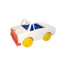 Vintage 1972 Hasbro Weebles Convertible Car Vehicle With Tow Hitch EUC