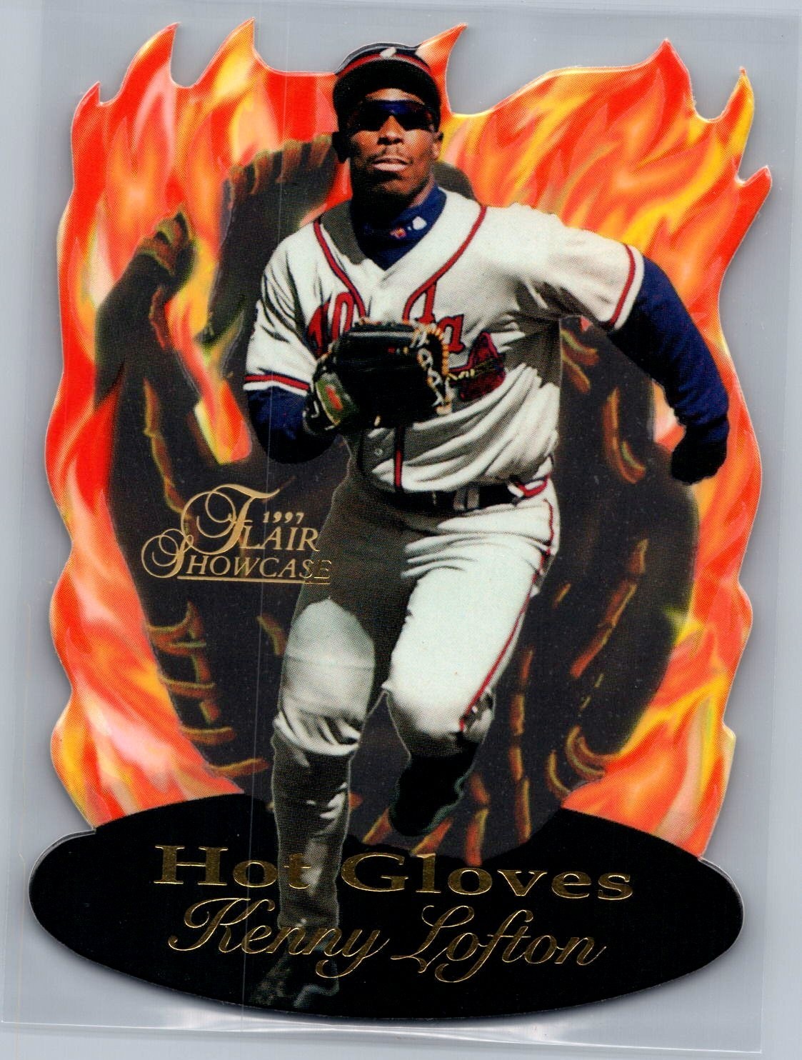 1997 Flair Showcase - Kenny Lofton Hot Gloves #9 - NM-MT *TEXCARDS*