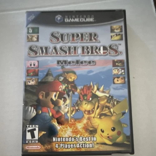 Nintendo Super Smash Bros. Melee GameCube 2001 T Rated Manual Included