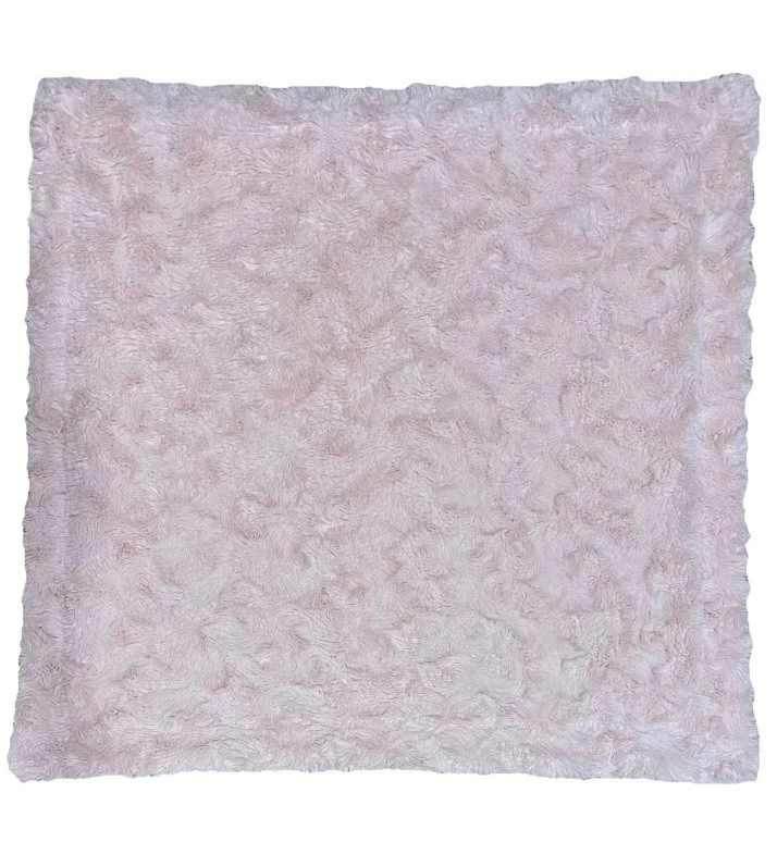 Kyle & Deena Bebé Niña Manta Rosa Remolino Piel Manta Esponjosa Sherpa 30”x30” Foto 2 de 4