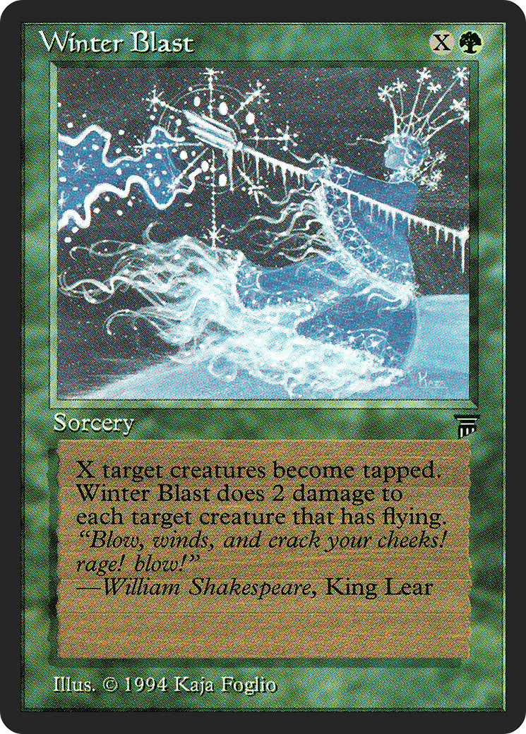 Winter Blast (MP) Legends LEG Magic MTG